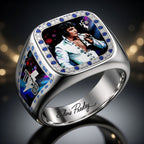 Elvis Presley 3D Engraved Ring – HOATT19099