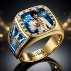 Elvis Presley 3D Engraved Ring – HOATT19240