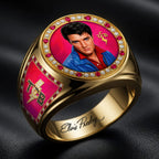 Elvis Presley 3D Engraved Ring – HOATT21347