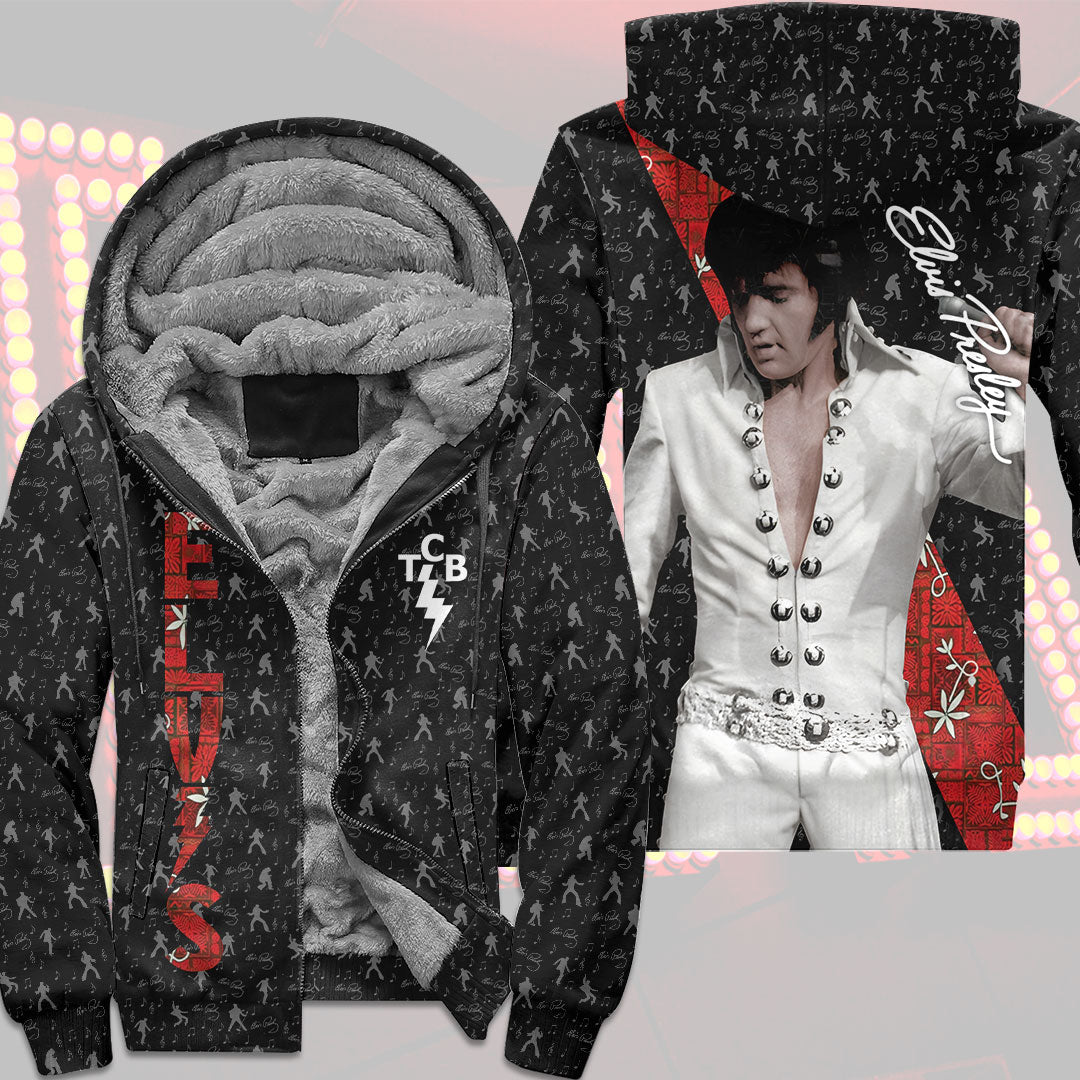 Elvis Presley 3D Fleece Zip Hoodie – HOATT15429