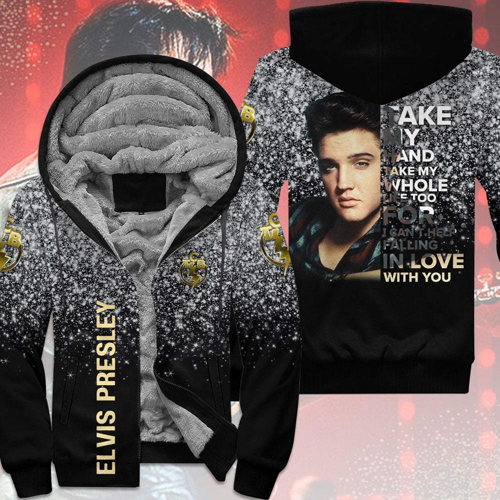 Elvis Presley 3D Fleece Zip Hoodie – TMTHU2795