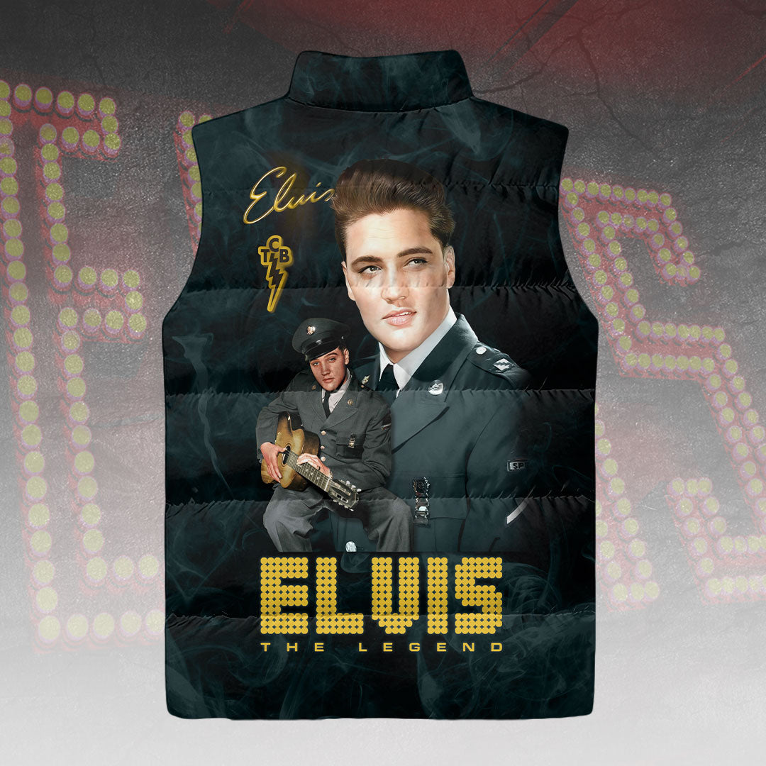 Elvis Presley 3D Sleeveless Down Jacket – HOATT15448