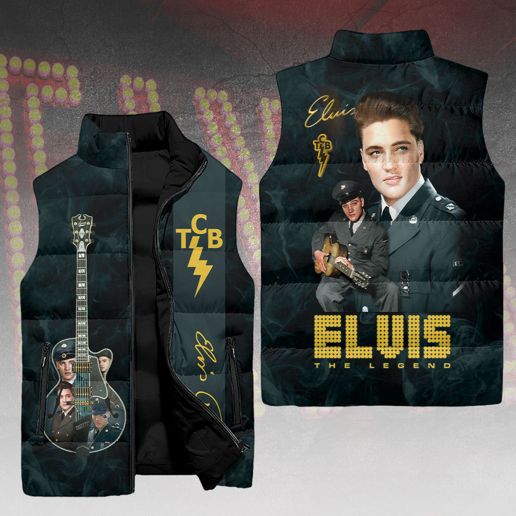 Elvis Presley 3D Sleeveless Down Jacket – HOATT15448