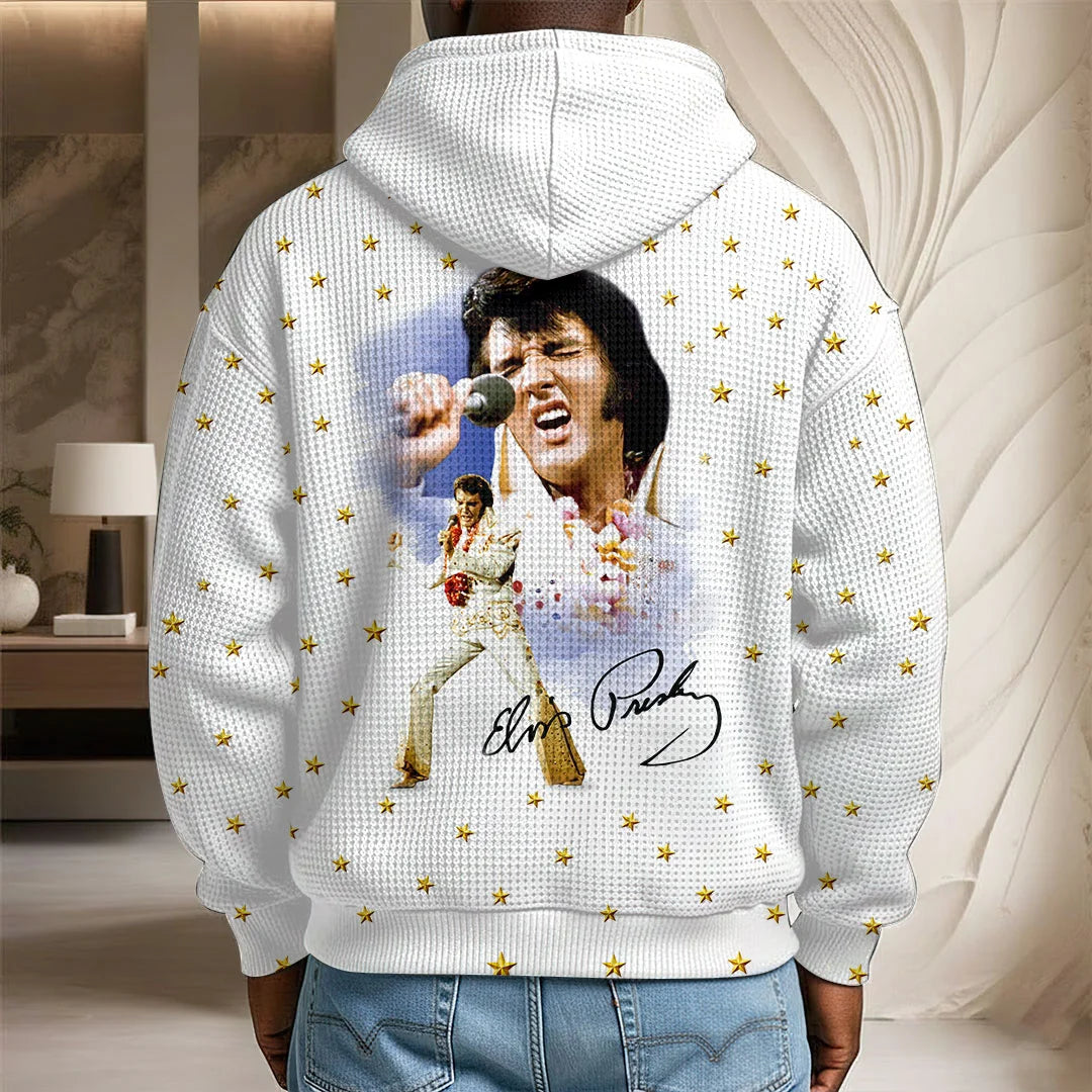Elvis Presley 3D Unisex Waffle Hoodie – HOATT21070