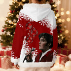Elvis Presley 3D Women's Faux Fur Trim Fleece Hoodie – MAITM13976