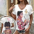Elvis Presley 3D Women's V-Neck T-Shirt – HOATT17980