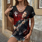 Elvis Presley 3D Women's V-Neck T-Shirt – HOATT18369