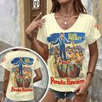 Elvis Presley 3D Women's V-Neck T-Shirt – HOATT18757