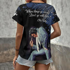 Elvis Presley 3D Women's V-Neck T-Shirt – HOATT20460