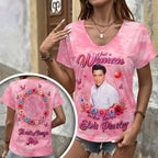 Elvis Presley 3D Women's V-Neck T-Shirt – HOATT20882