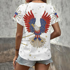 Elvis Presley 3D Women's V-Neck T-Shirt – HOATT20890