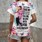 Elvis Presley 3D Women's V-Neck T-Shirt – HOATT20908