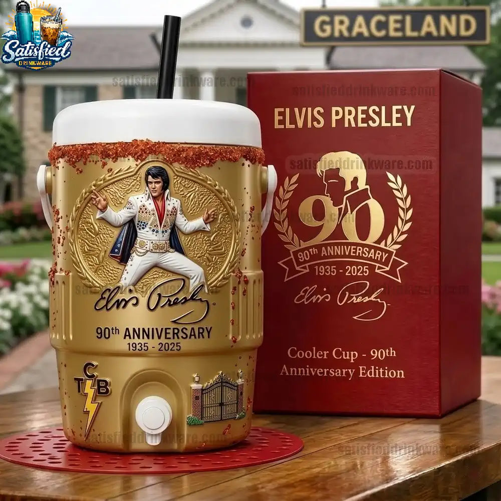 Elvis Presley 90th Anniversary Commemorative Cooler Cup
