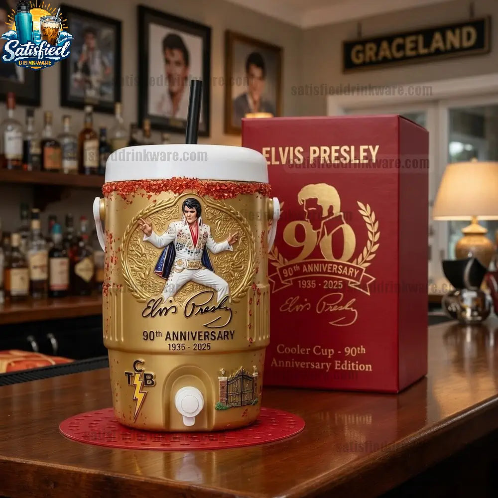 Elvis Presley 90th Anniversary Commemorative Cooler Cup