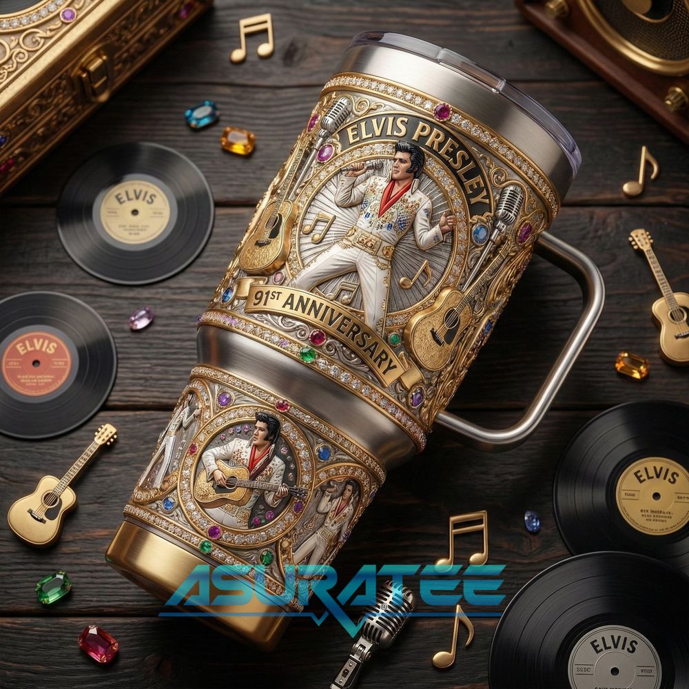 Elvis Presley 91st Anniversary 2026 Limited Edition YETI Tumbler