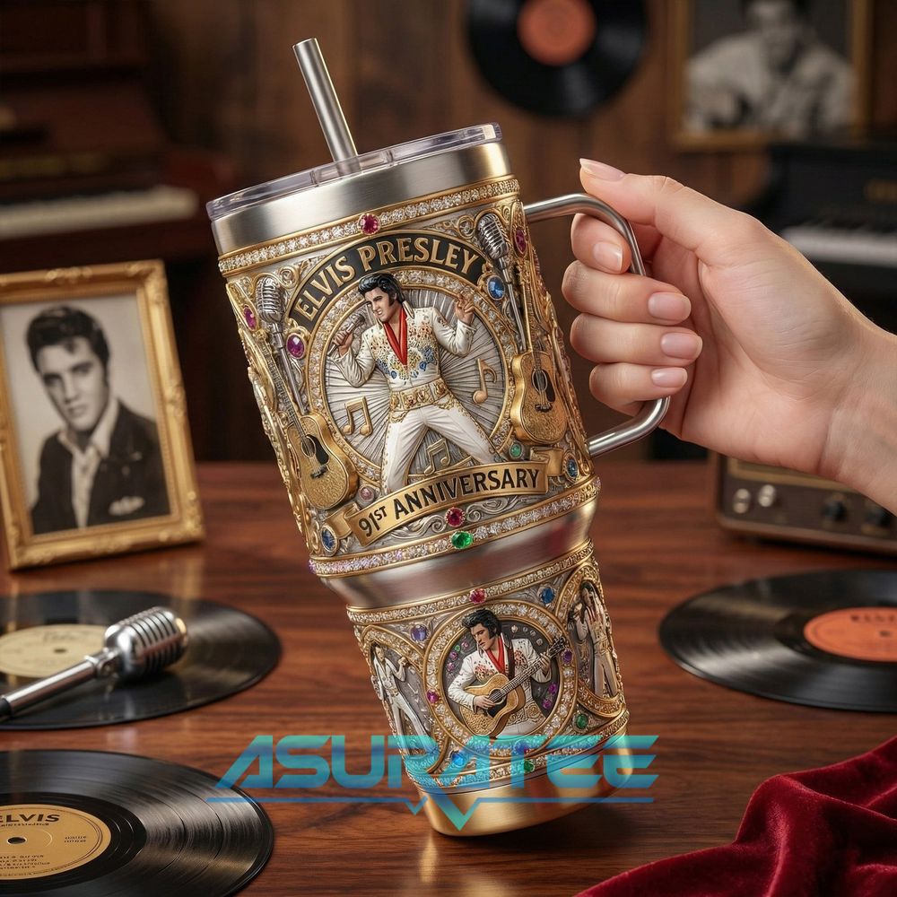 Elvis Presley 91st Anniversary 2026 Limited Edition YETI Tumbler