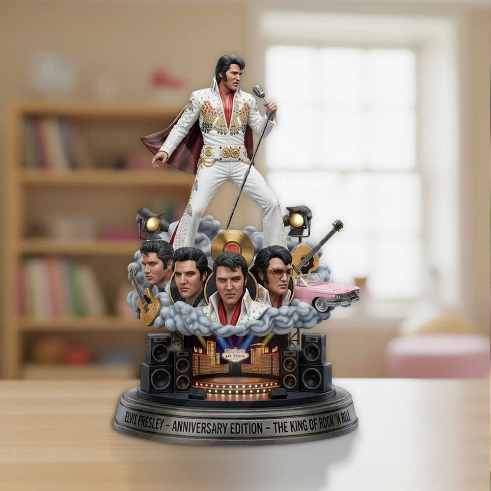 Elvis Presley Custom Shape Acrylic Plaque – TMTHU4243