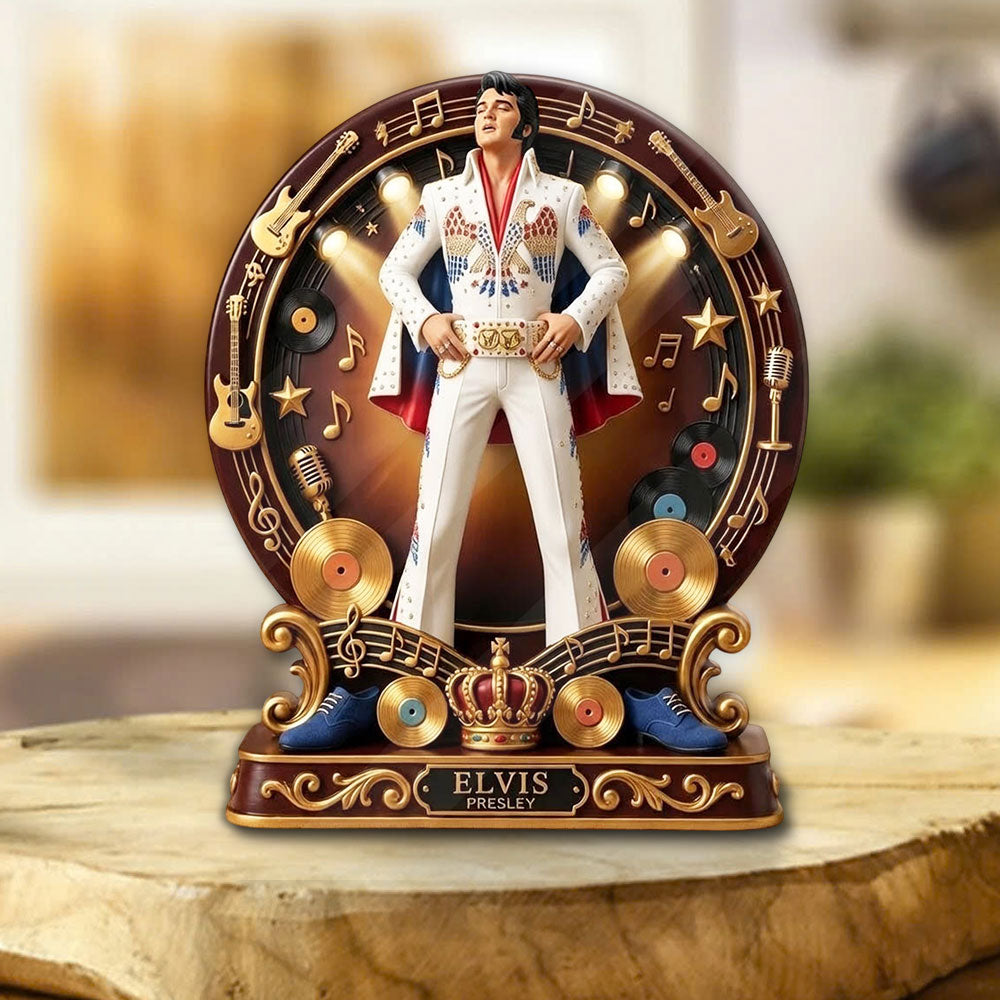 Elvis Presley Custom Shape Acrylic Plaque – TMTHU4478