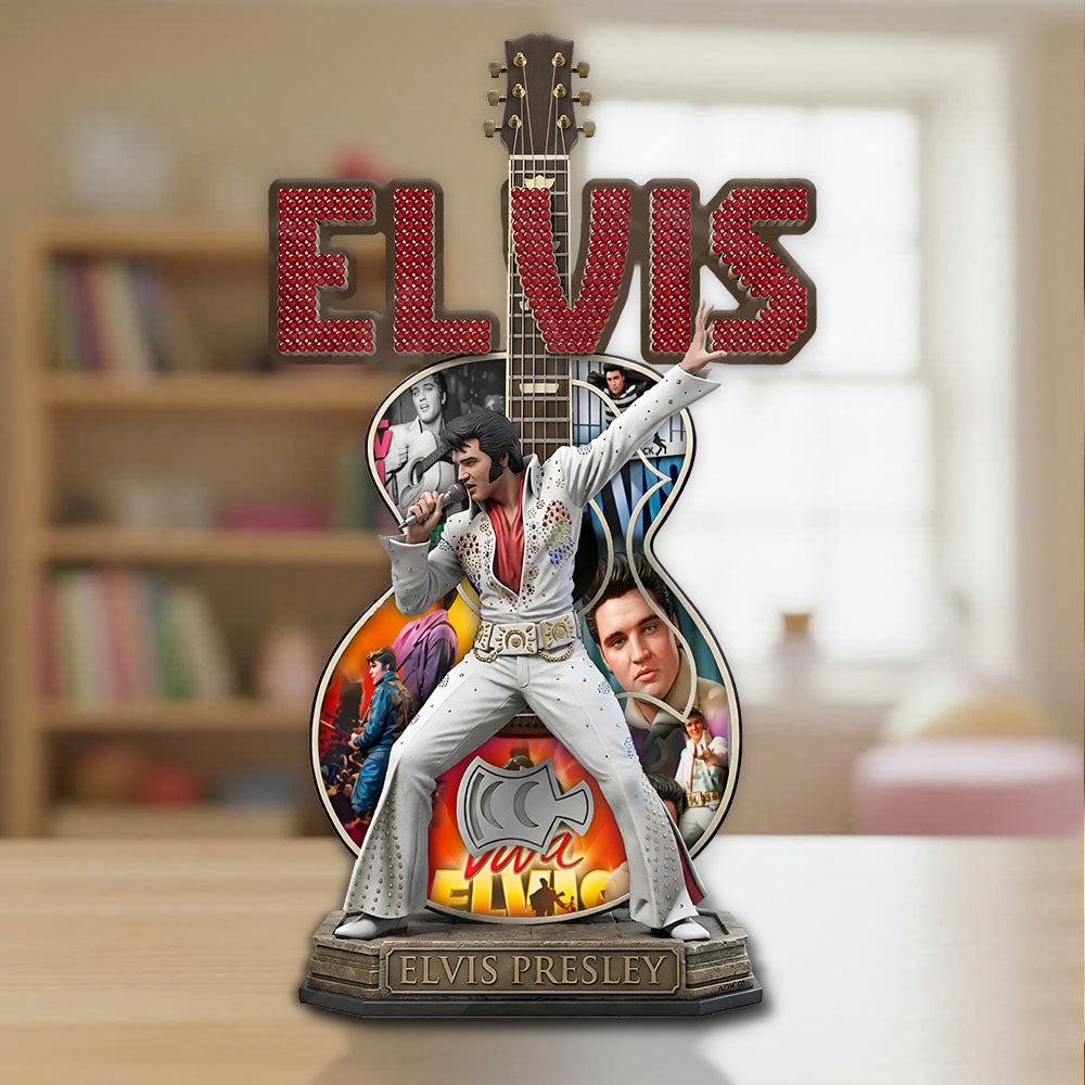 Elvis Presley Custom Shape Acrylic Plaque – TMTHU4778