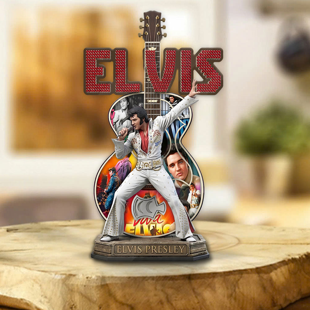 Elvis Presley Custom Shape Acrylic Plaque – TMTHU4778
