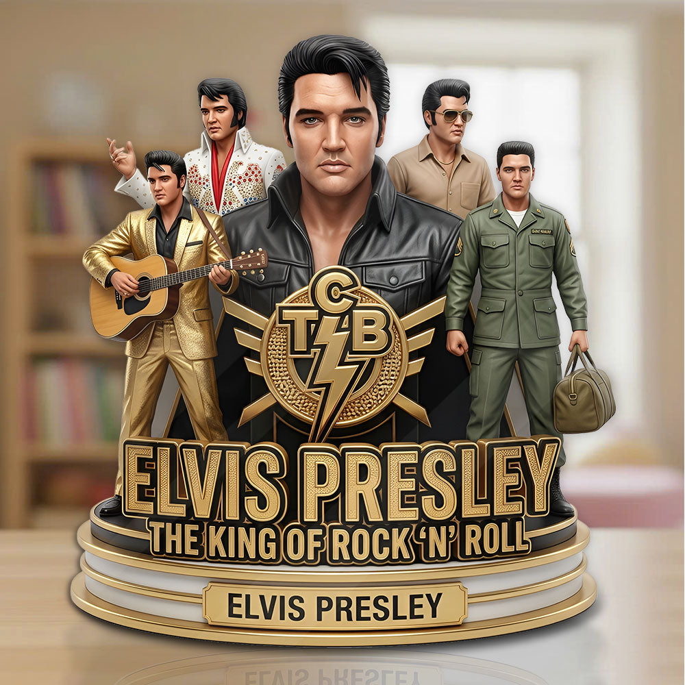 Elvis Presley Custom Shape Acrylic Plaque – TMTHU6090