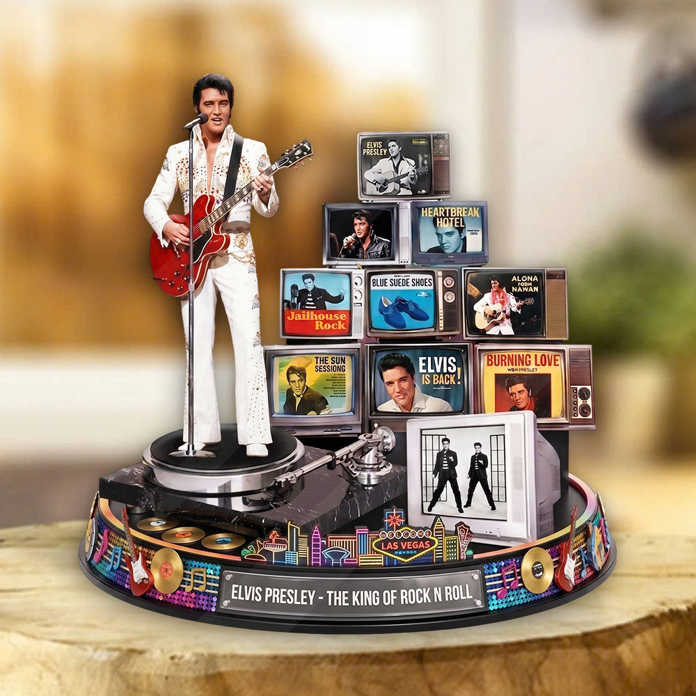 Elvis Presley Custom Shape Acrylic Plaque – TMTHU6663