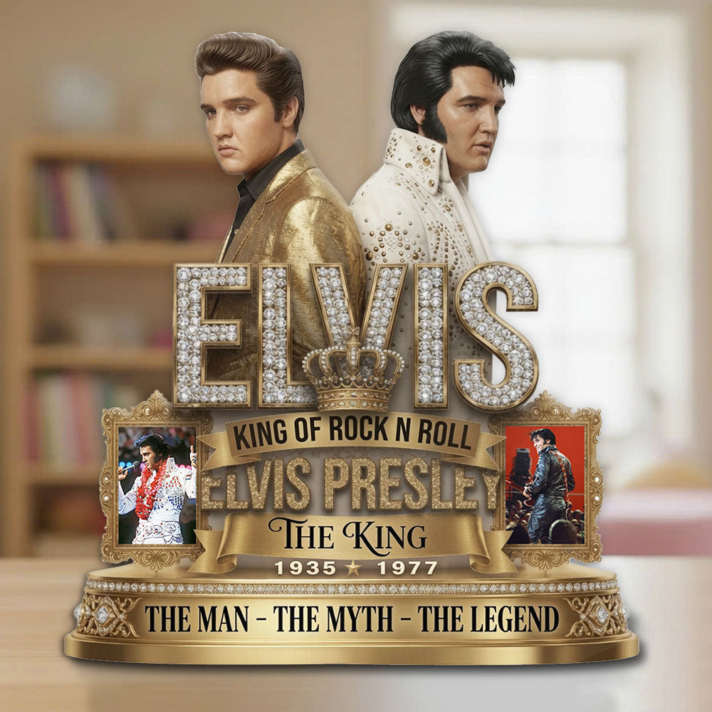 Elvis Presley Custom Shape Acrylic Plaque – TMTHU7489