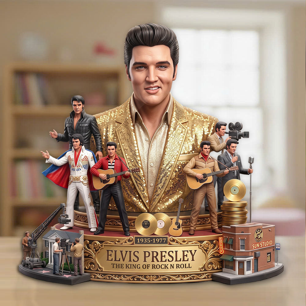 Elvis Presley Custom Shape Acrylic Plaque – TMTHU8080