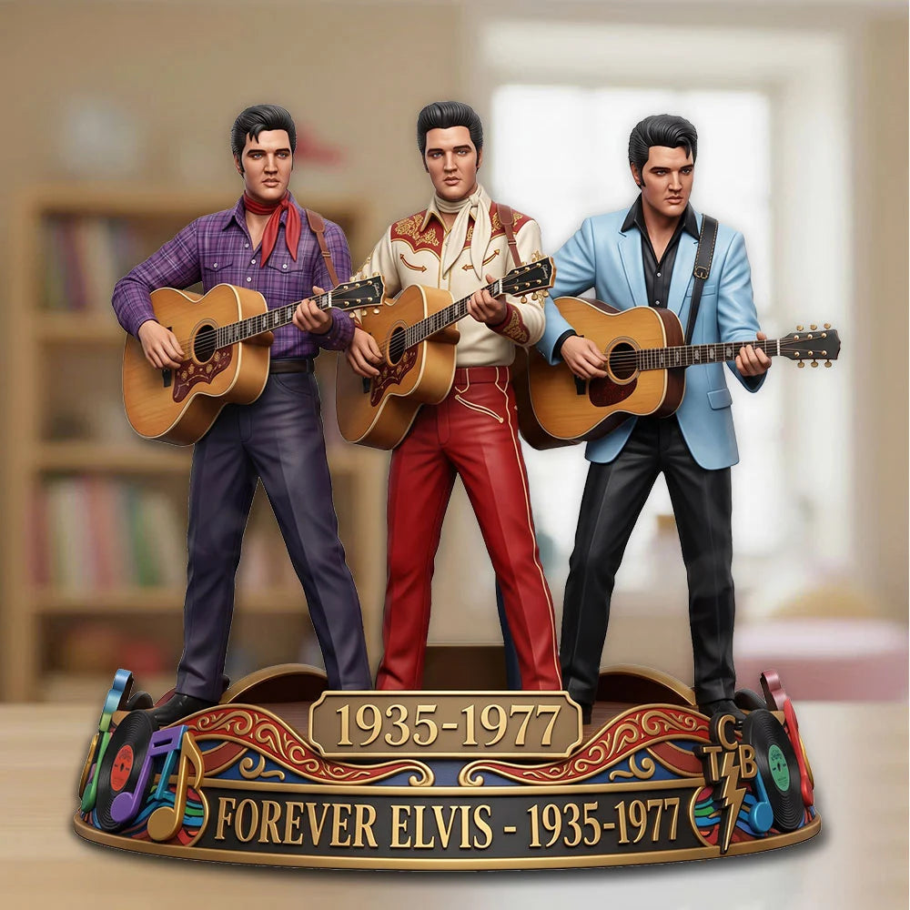 Elvis Presley Custom Shape Acrylic Plaque – TMTHU8665