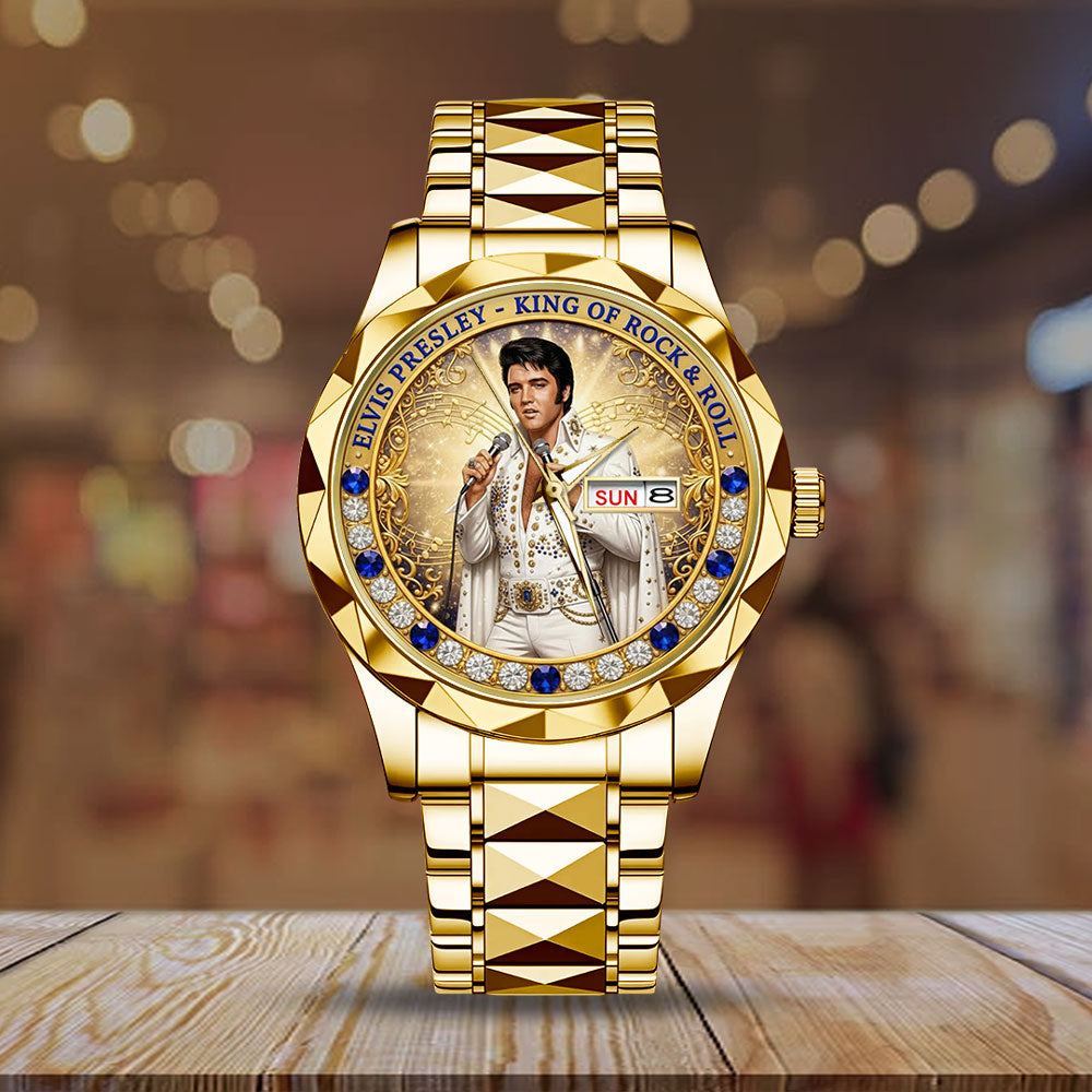 Elvis Presley Alloy Luxury Quartz Watch – TMTHU3177