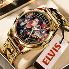 Elvis Presley Alloy Luxury Quartz Watch – TMTHU3816