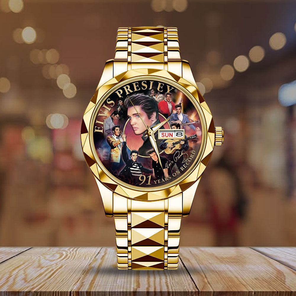 Elvis Presley Alloy Luxury Quartz Watch – TMTHU3816