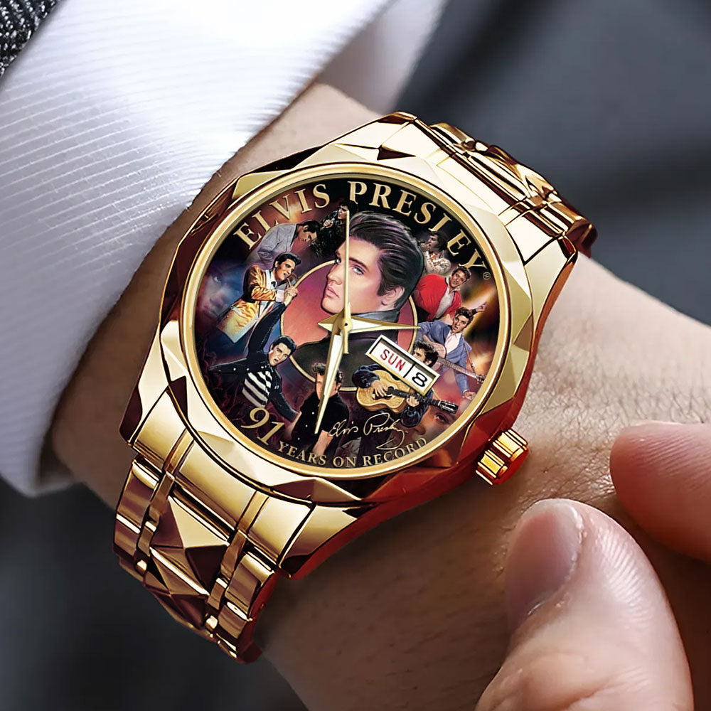 Elvis Presley Alloy Luxury Quartz Watch – TMTHU3816
