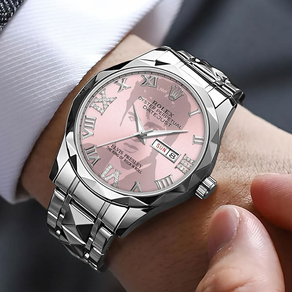 Elvis Presley Alloy Luxury Quartz Watch – TMTHU3841