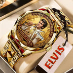 Elvis Presley Alloy Luxury Quartz Watch – TMTHU4551
