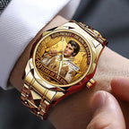 Elvis Presley Alloy Luxury Quartz Watch – TMTHU4551