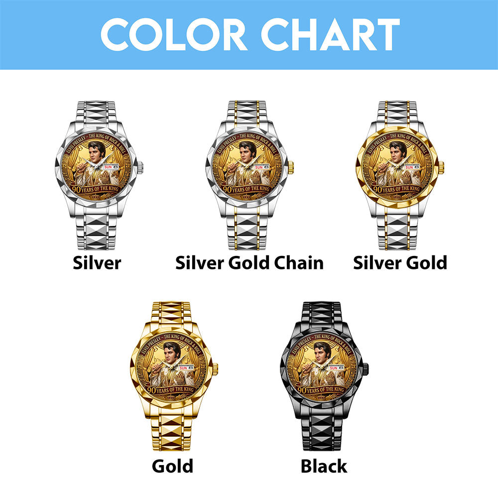 Elvis Presley Alloy Luxury Quartz Watch – TMTHU4551