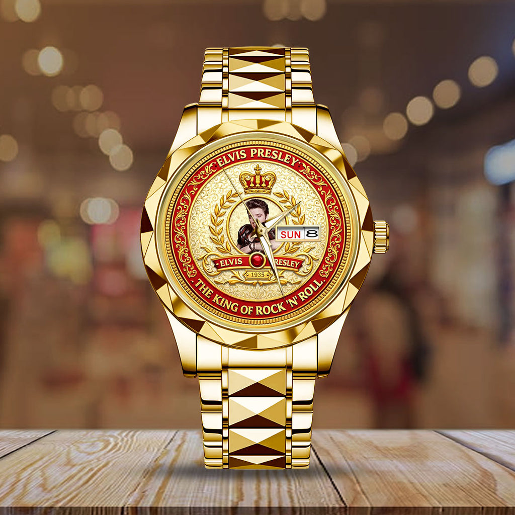 Elvis Presley Alloy Luxury Quartz Watch – TMTHU4601