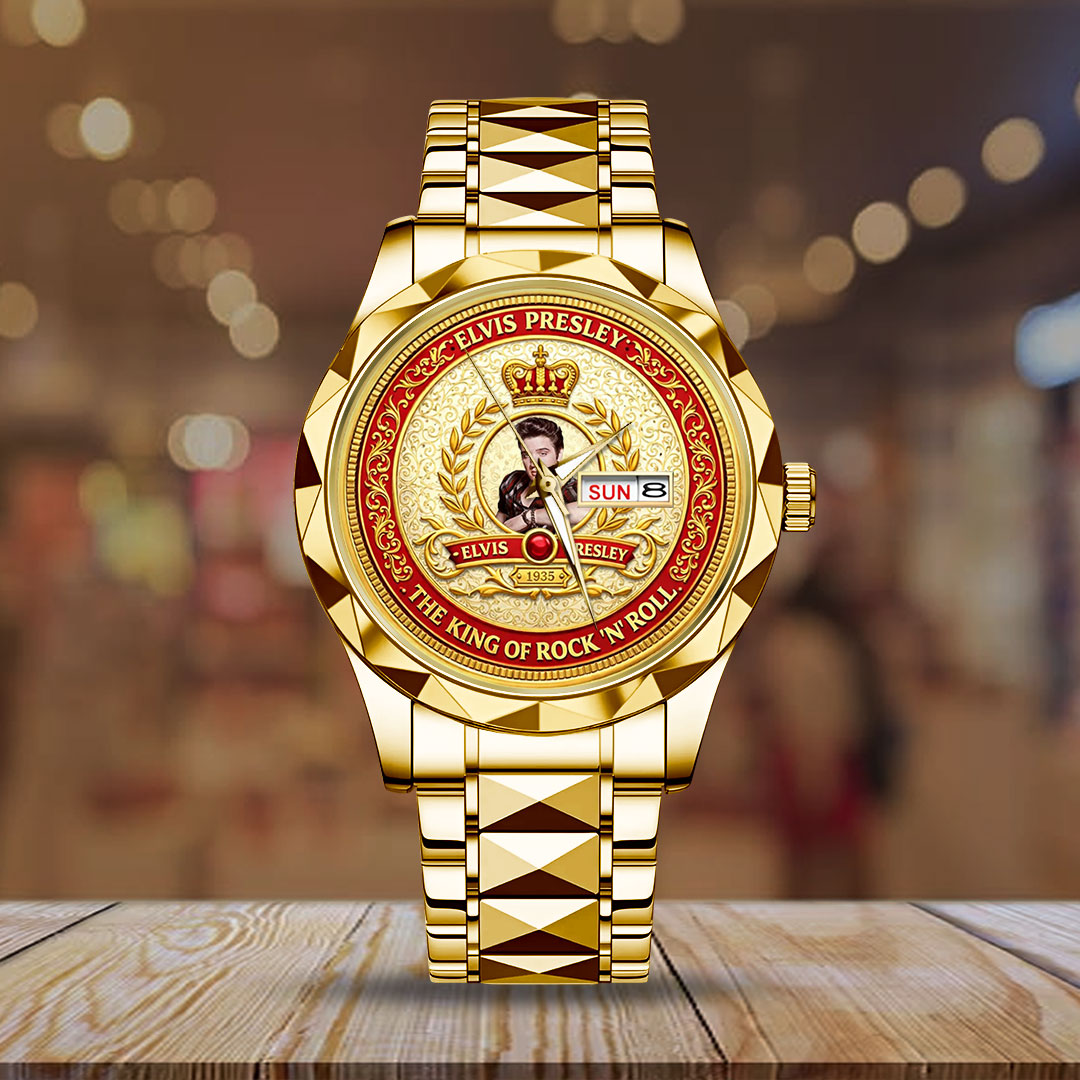 Elvis Presley Alloy Luxury Quartz Watch – TMTHU4601