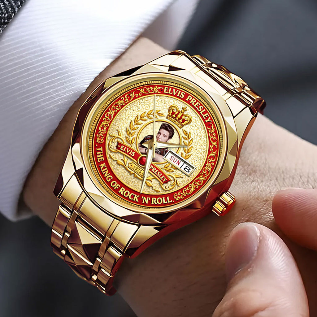 Elvis Presley Alloy Luxury Quartz Watch – TMTHU4601