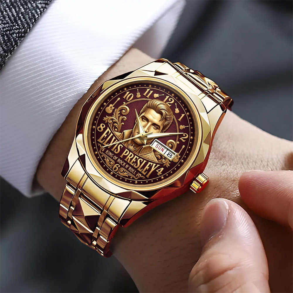 Elvis Presley Alloy Luxury Quartz Watch – TMTHU6854
