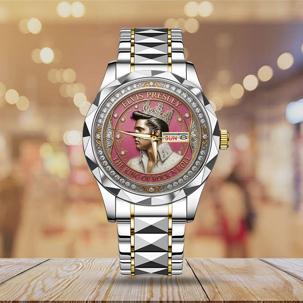 Elvis Presley Alloy Luxury Quartz Watch – TMTHU7260