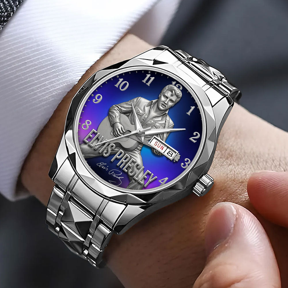 Elvis Presley Alloy Luxury Quartz Watch – TMTHU7275