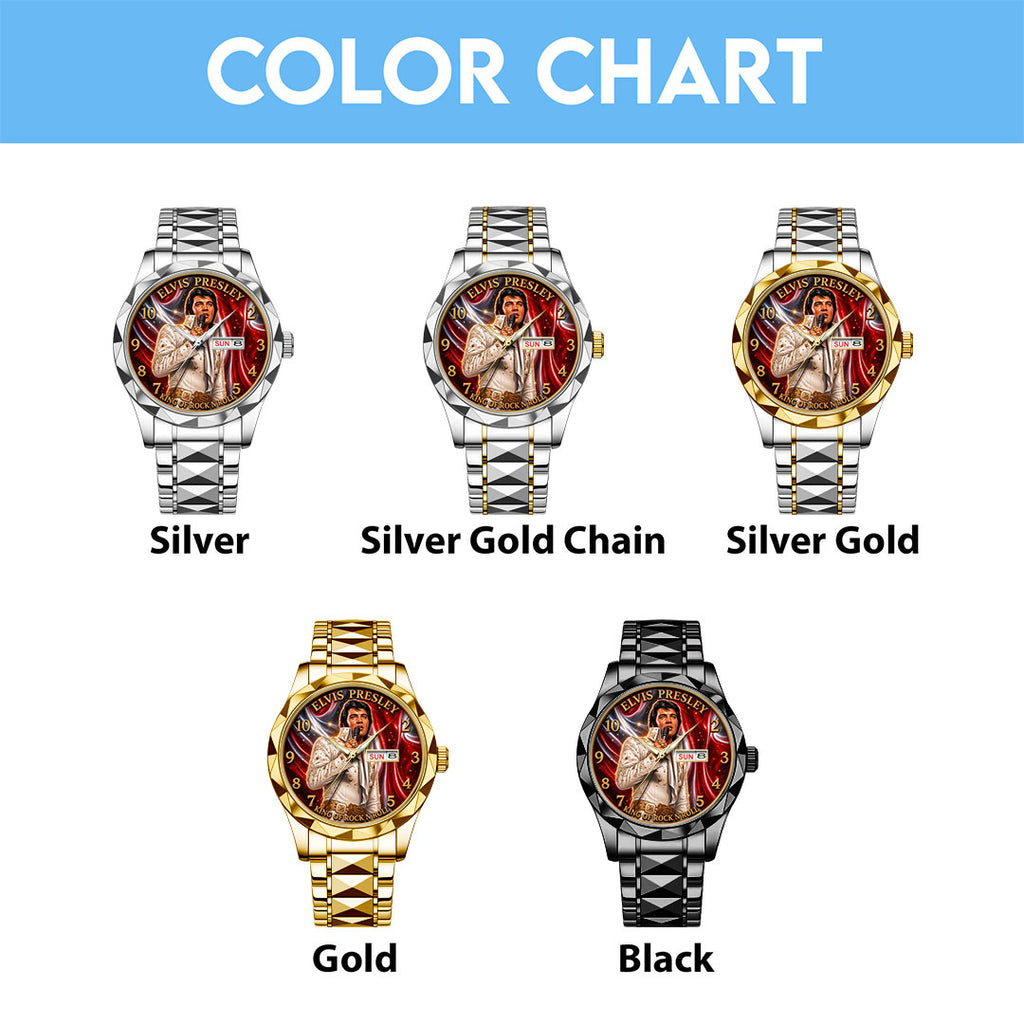 Elvis Presley Alloy Luxury Quartz Watch – TMTHU8121