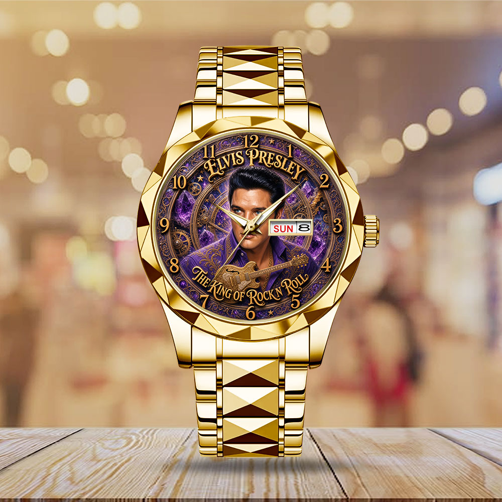 Elvis Presley Alloy Luxury Quartz Watch – TMTHU8613