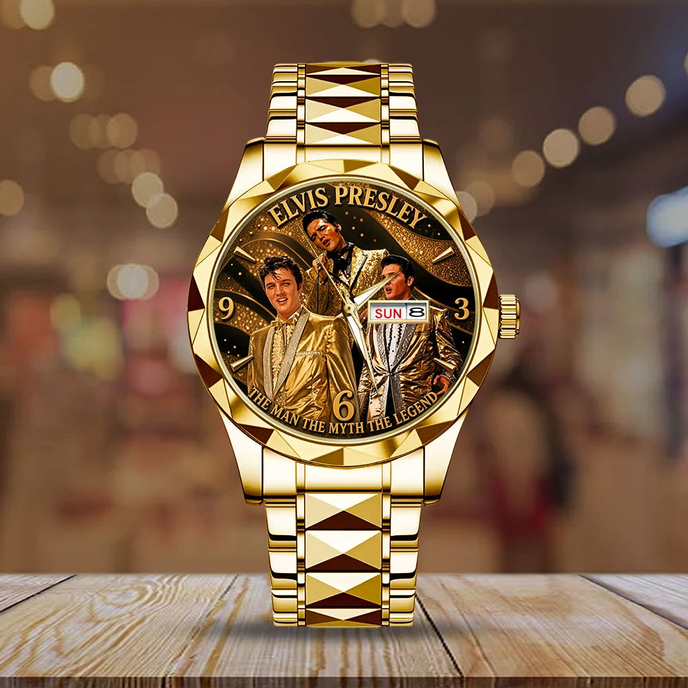 Elvis Presley Alloy Luxury Quartz Watch – TMTHU8614