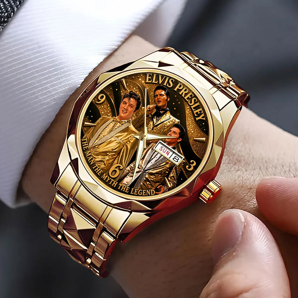 Elvis Presley Alloy Luxury Quartz Watch – TMTHU8614