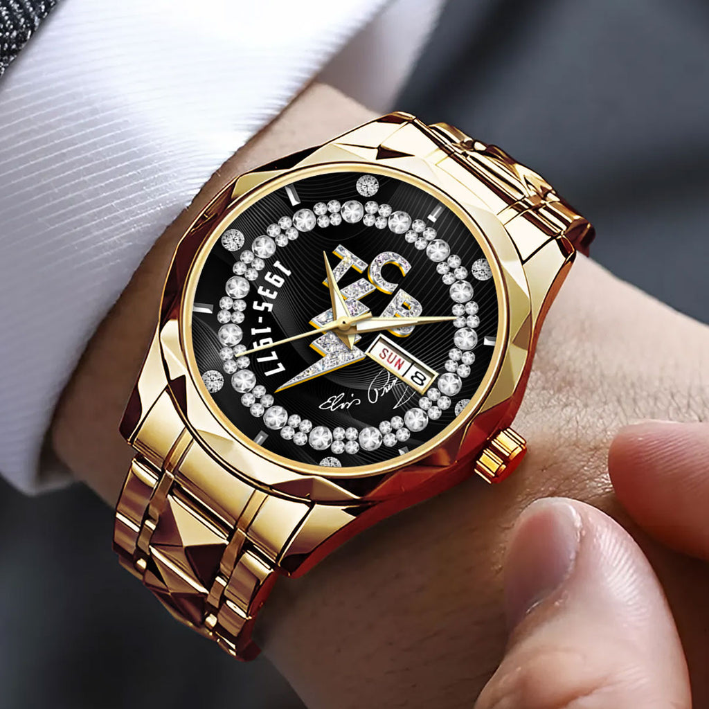 Elvis Presley Alloy Luxury Quartz Watch – GNE 3882