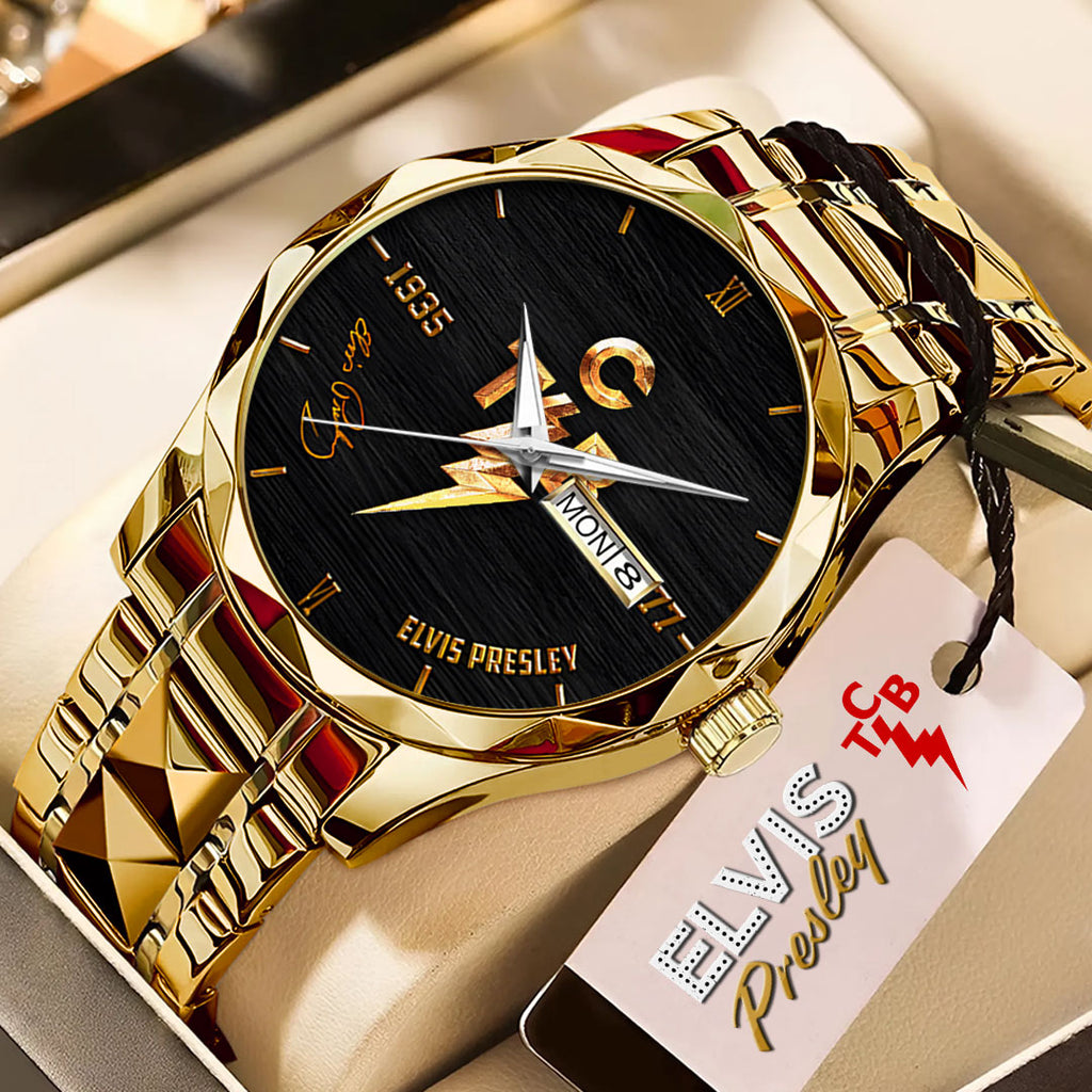 Elvis Presley Alloy Luxury Quartz Watch – HOATT 11412