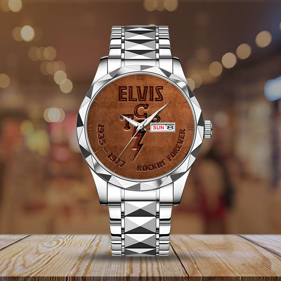 Elvis Presley Alloy Luxury Quartz Watch – HOATT 11976